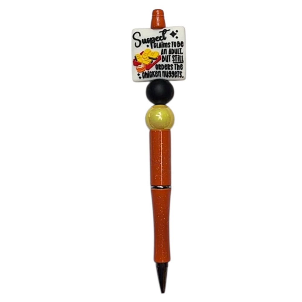 Customized “Suspect Claims to be an Adult “Pen NWOT